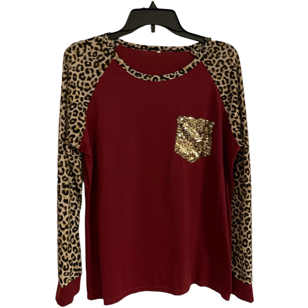 Animal print sweater